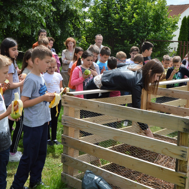 Započeo pilot projekt kompostiranja u OŠ. Mitnica